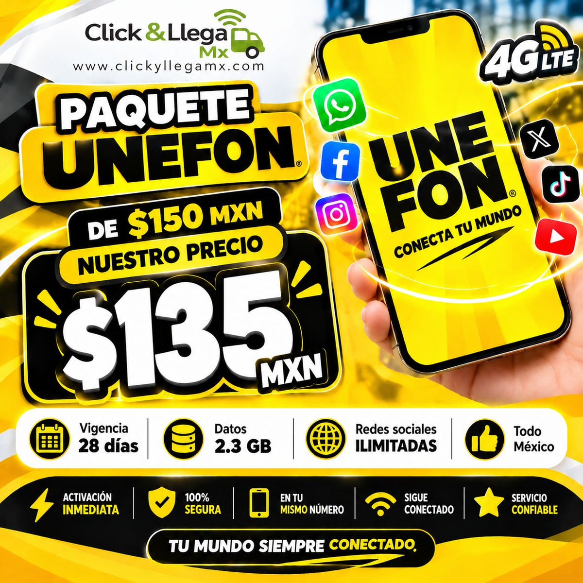 Recargas UNEFON