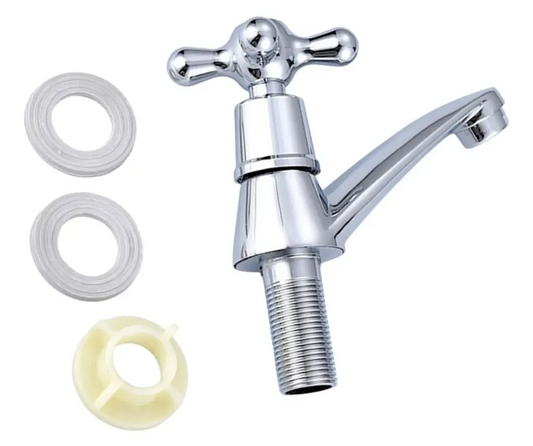Llave Individual para Lavabo Solvex Basic - Nueva y Cromada