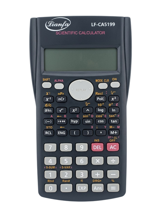 Calculadora Científica Lianfa LF-CA5199 de 240 Funciones – Pantalla de 2 Líneas a Pila AAA