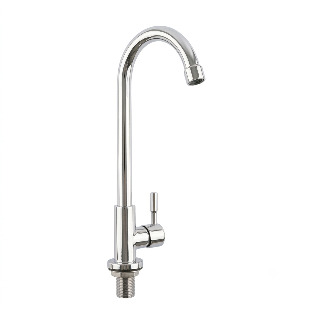 Llave Mezcladora Individual Para Fregadero - Nueva y Cromada