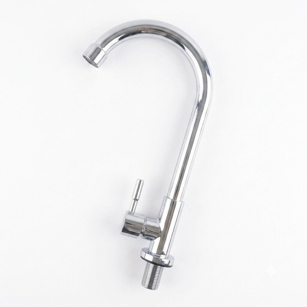 Llave Mezcladora Individual Para Fregadero - Nueva y Cromada