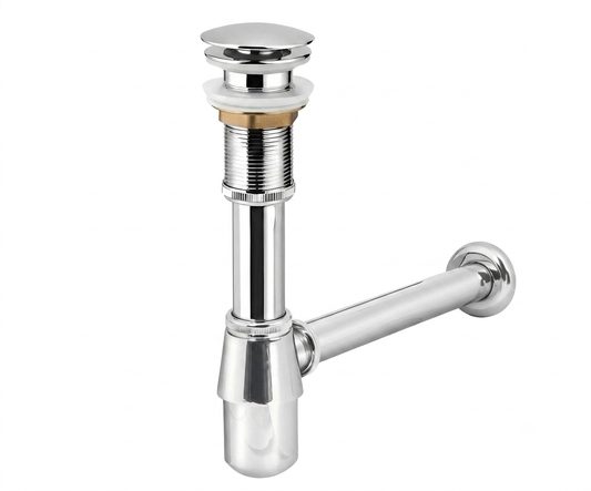 Céspol Metálico De Bote Para Lavabo Y Ovalín (Nuevo)