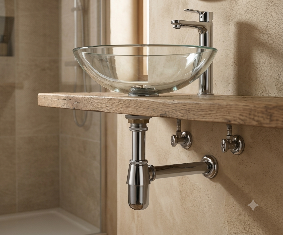 Céspol Metálico De Bote Para Lavabo Y Ovalín (Nuevo)