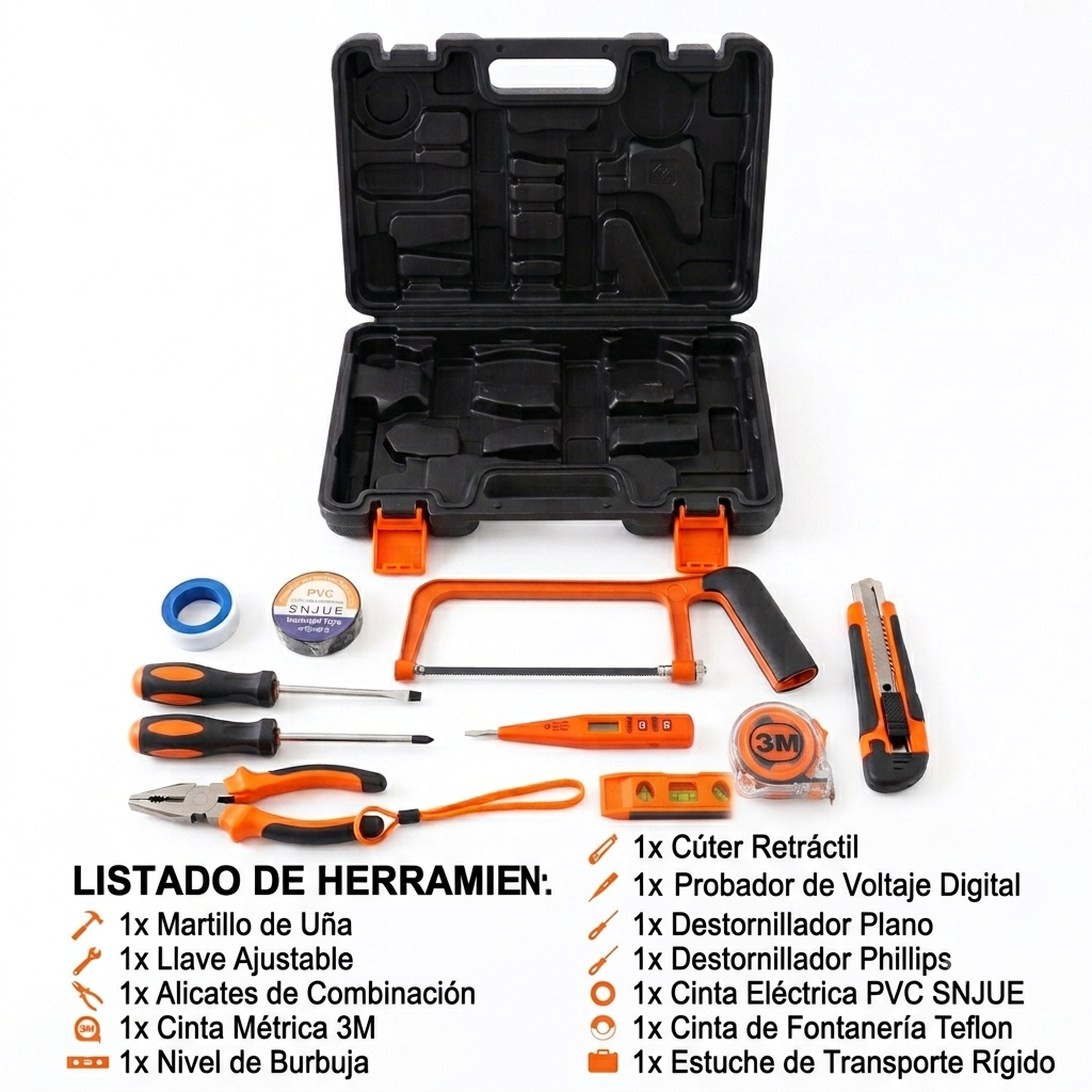 ¡Caja de Herramientas Completa - Nueva!