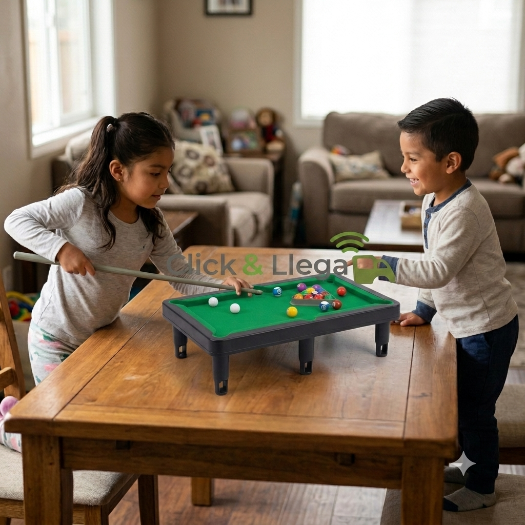 Mini Mesa De Billar Pool Juguete Portátil Infantil