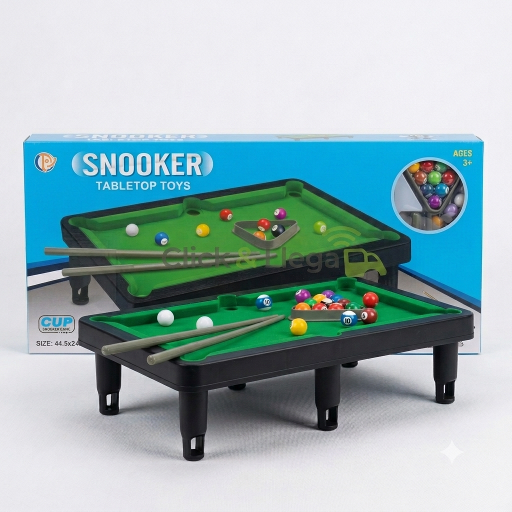 Mini Mesa De Billar Pool Juguete Portátil Infantil