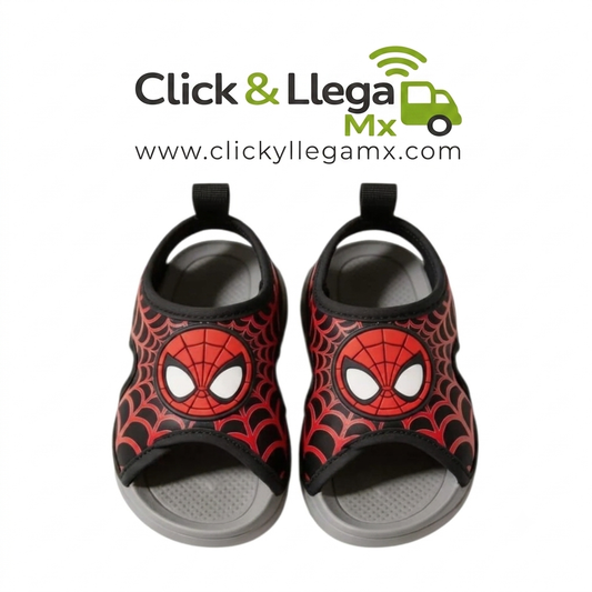 Sandalias de Spider-Man para Niño - ¡Súper Cómodas y Seguras!