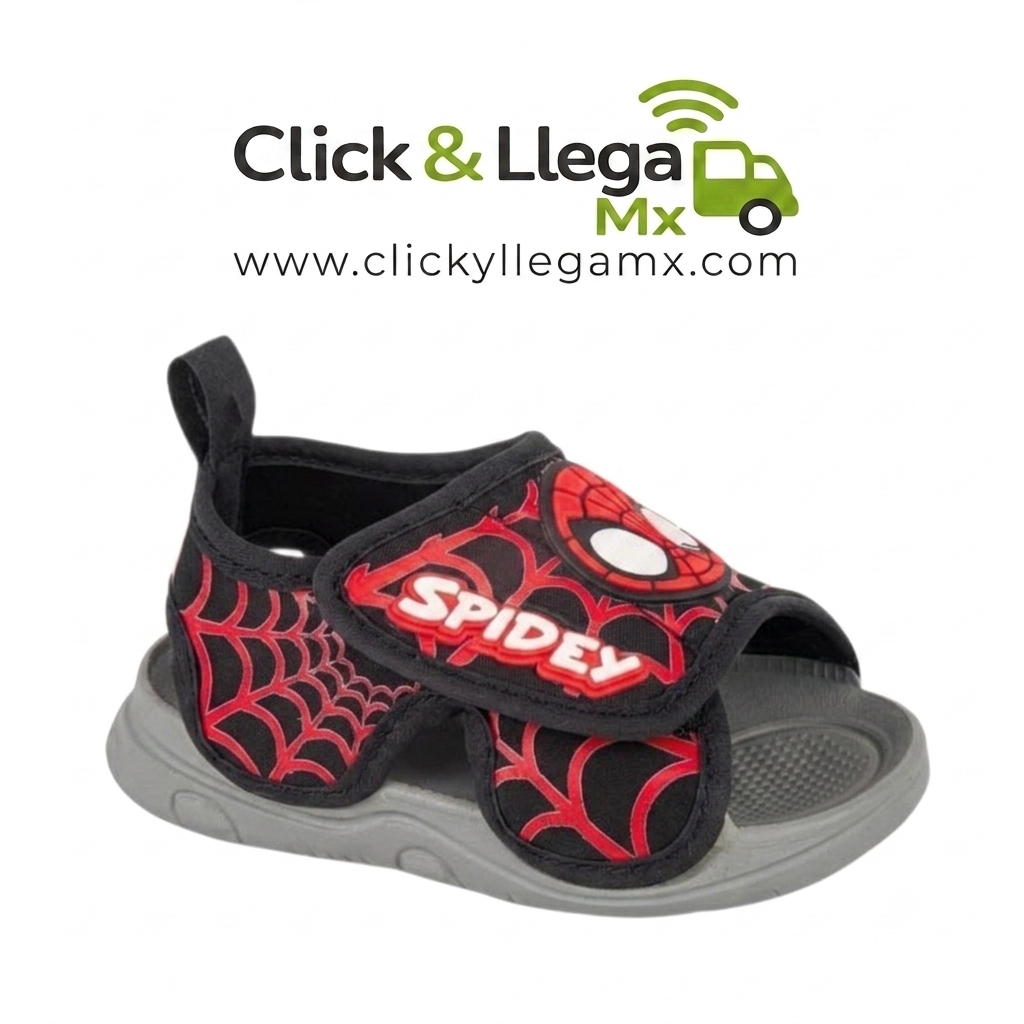 Sandalias de Spider-Man para Niño - ¡Súper Cómodas y Seguras!