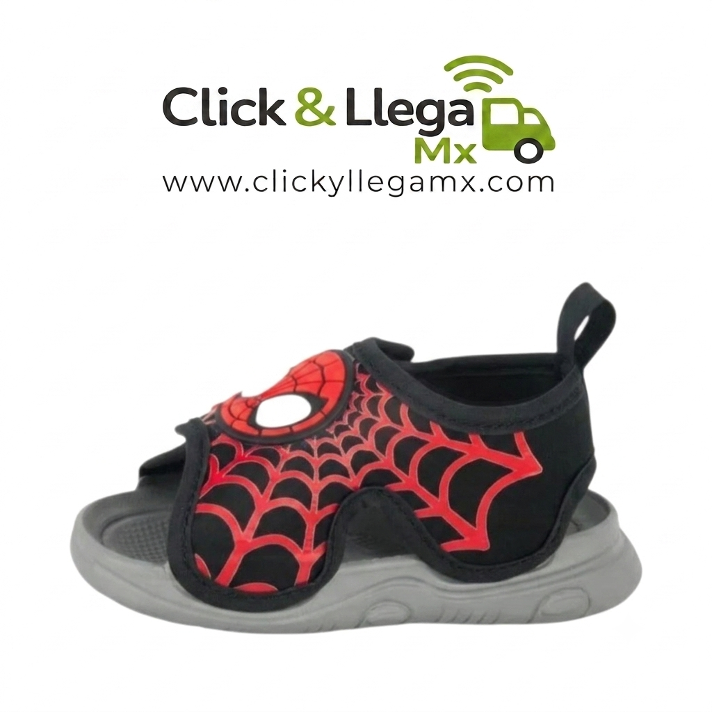 Sandalias de Spider-Man para Niño - ¡Súper Cómodas y Seguras!