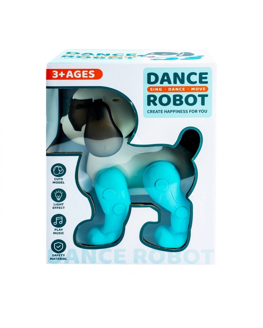 Perrito Robot Bailarín Interactivo con Luces y Sonido