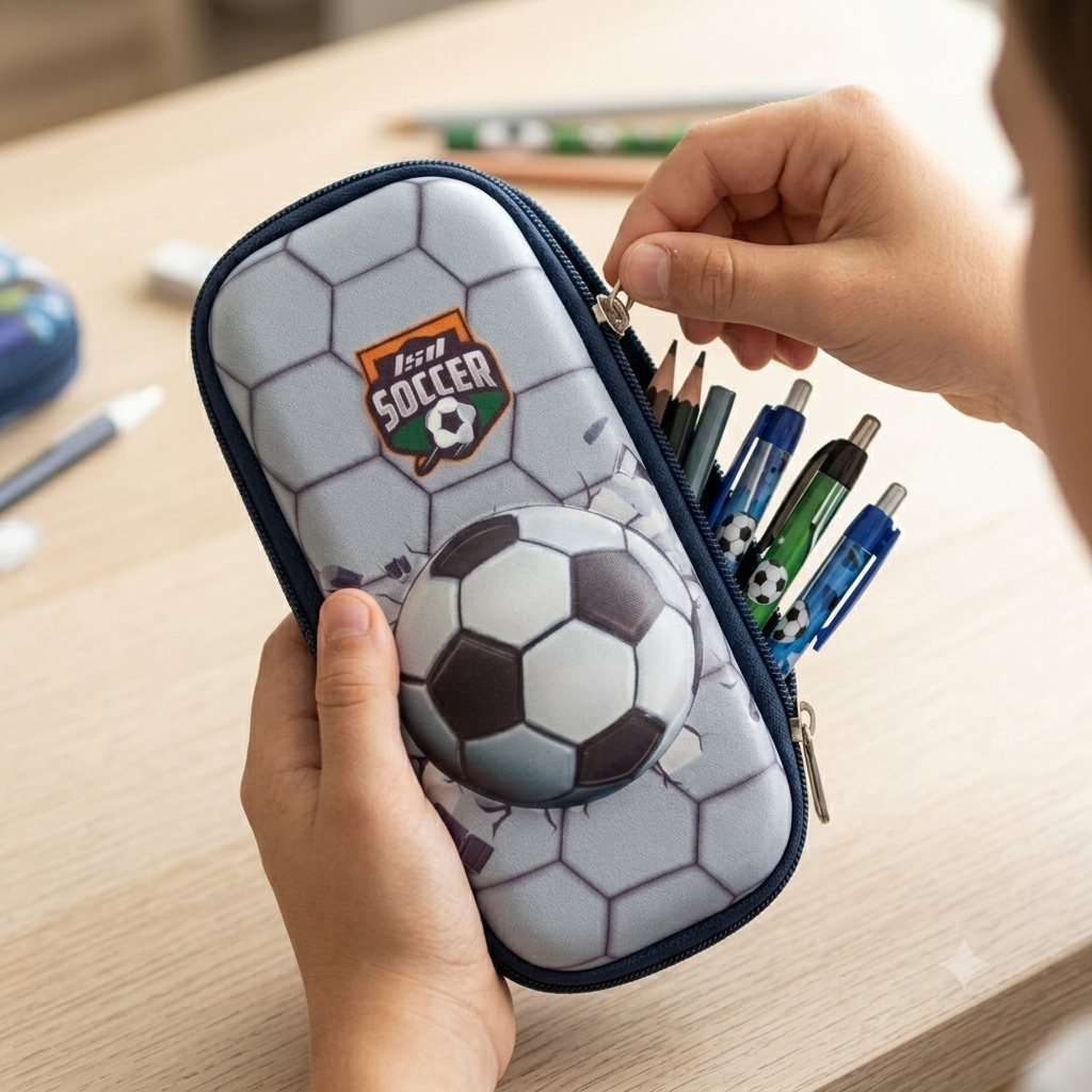 Estuches Lapiceras Escolares 3D con Cierre para Niños y Niñas - Diseños Divertidos