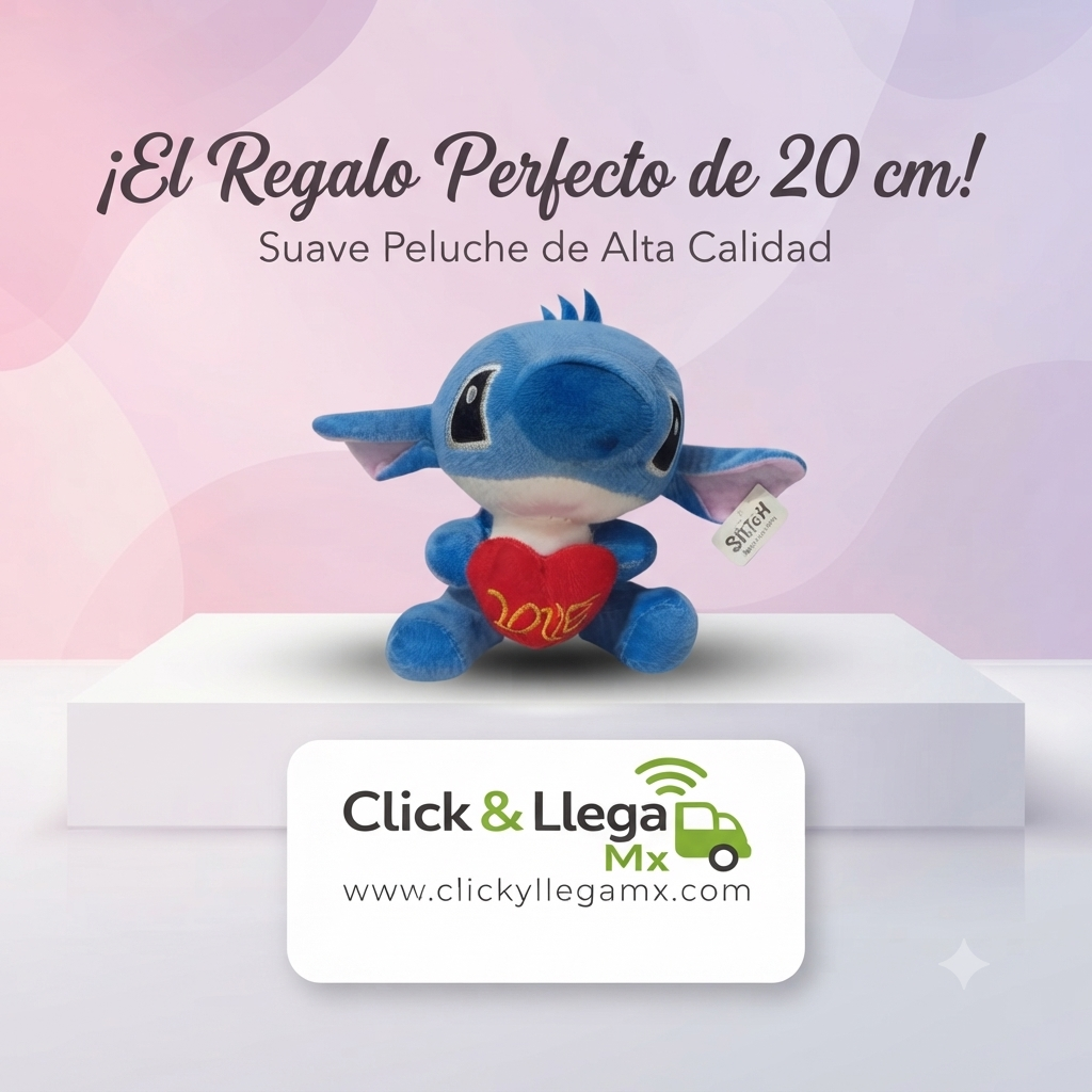 Stitch con Corazón “LOVE” 🧸💙