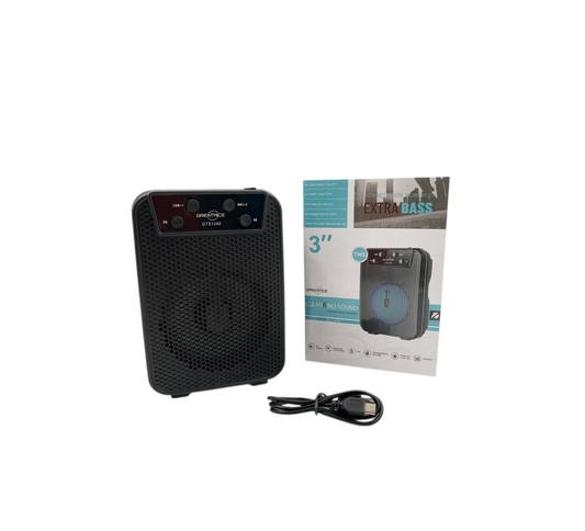 Bocina Portátil Bluetooth GREATNICE GTS-1345 de 3" con Extra Bass y TWS