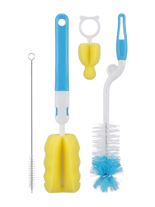 Kit de Limpieza para Biberones y Vasos Entrenadores (Set 4 en 1)