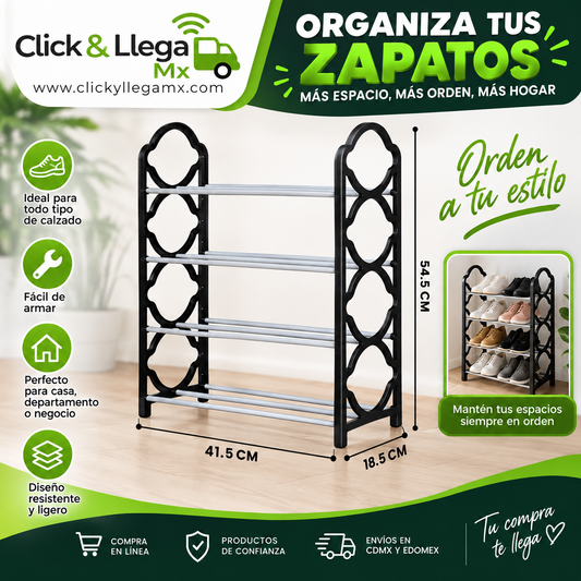 Organizador de Zapatos de 4 Niveles
