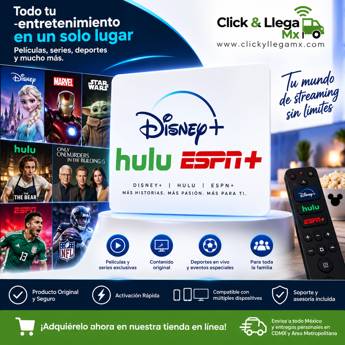 Disney+ | Hulu | ESPN+