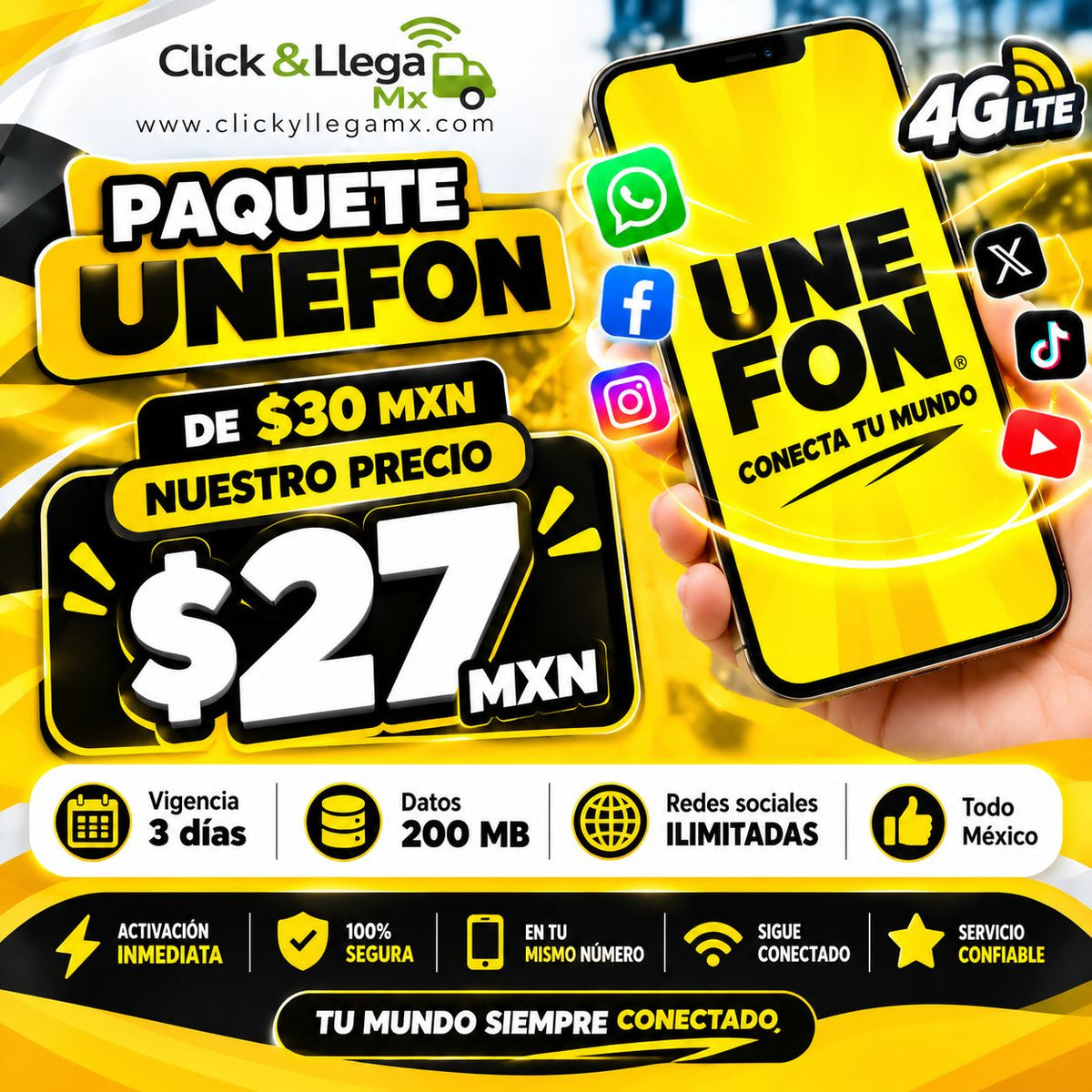 Recargas UNEFON