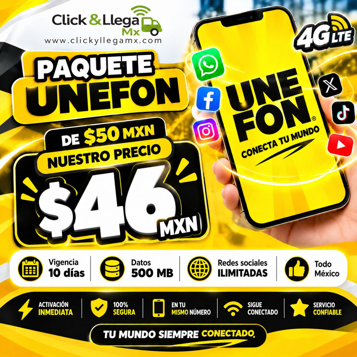 Recargas UNEFON