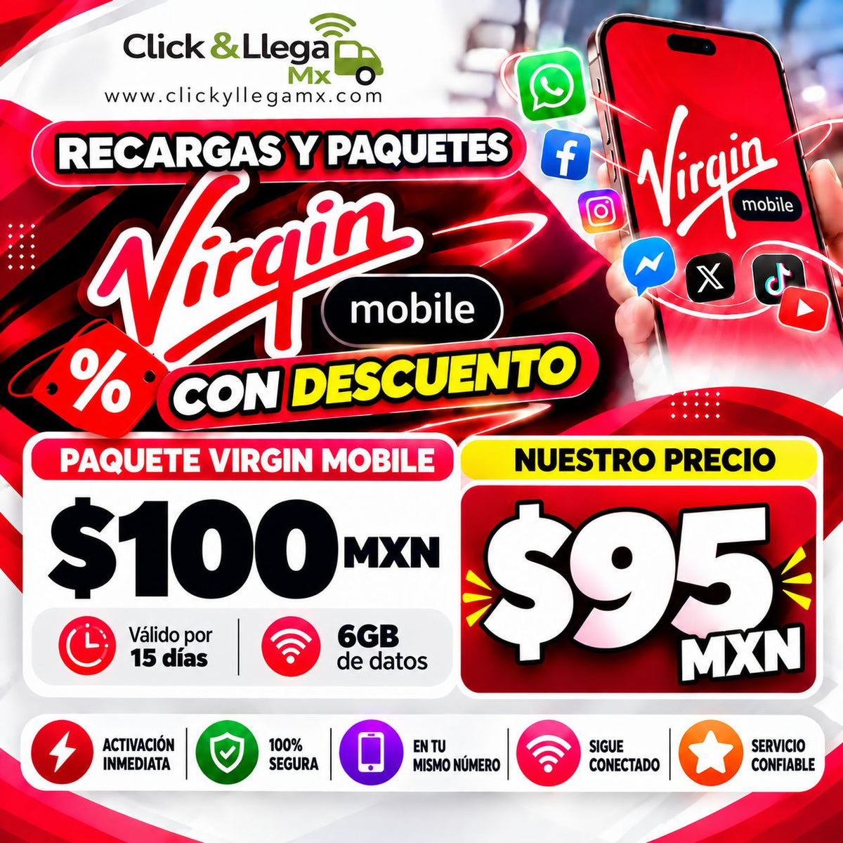 Recargas Virgin Mobile