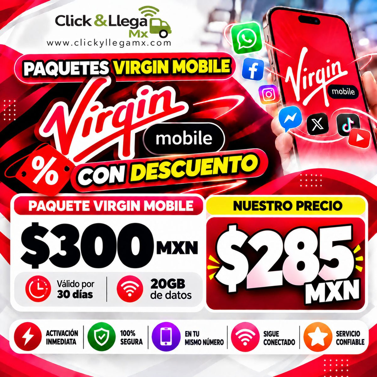 Recargas Virgin Mobile