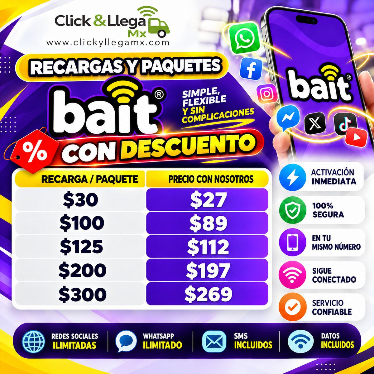 Recargas BAIT