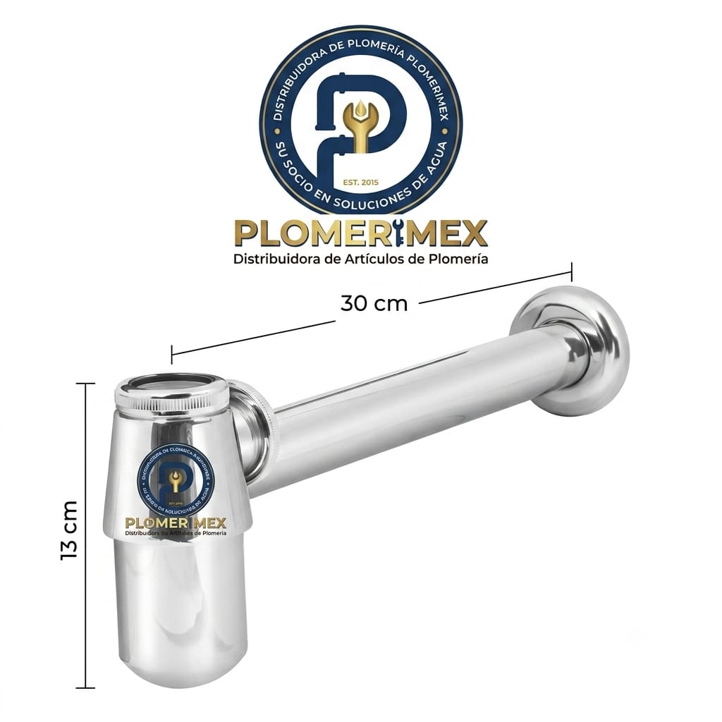 Céspol de Latón Cromado Premium para Lavabo (Nuevo)