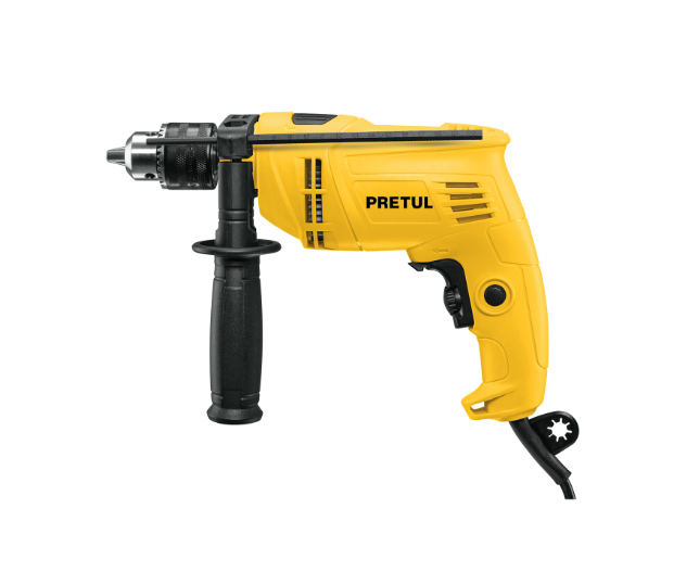 Rotomartillo / Taladro Profesional 1/2" Pretul con Velocidad Variable y Reversible