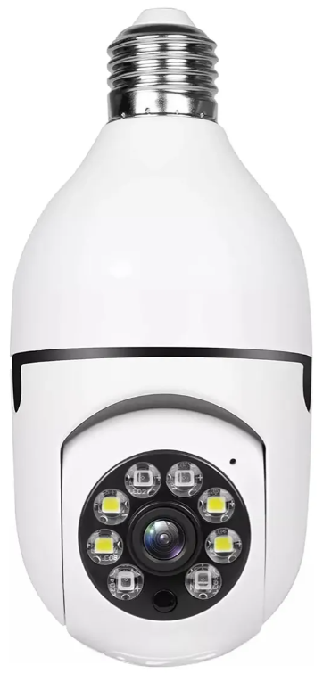 Cámara de Seguridad WiFi Tipo Foco E27 HD 1080P – Visión Nocturna, Audio Bidireccional y Visión 360°