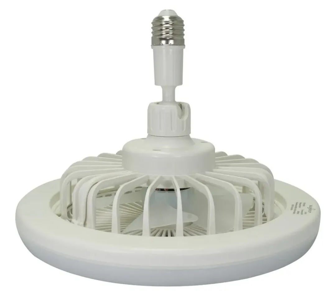 Foco Lámpara Con Ventilador De Techo Wanergy 28W Luz Fría Base E27