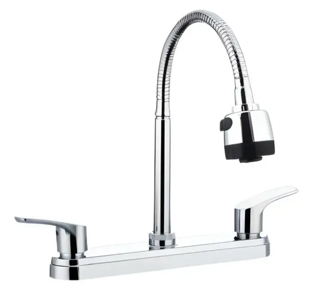 Mezcladora Para Fregadero Flexible Cromada Nueva Maxims