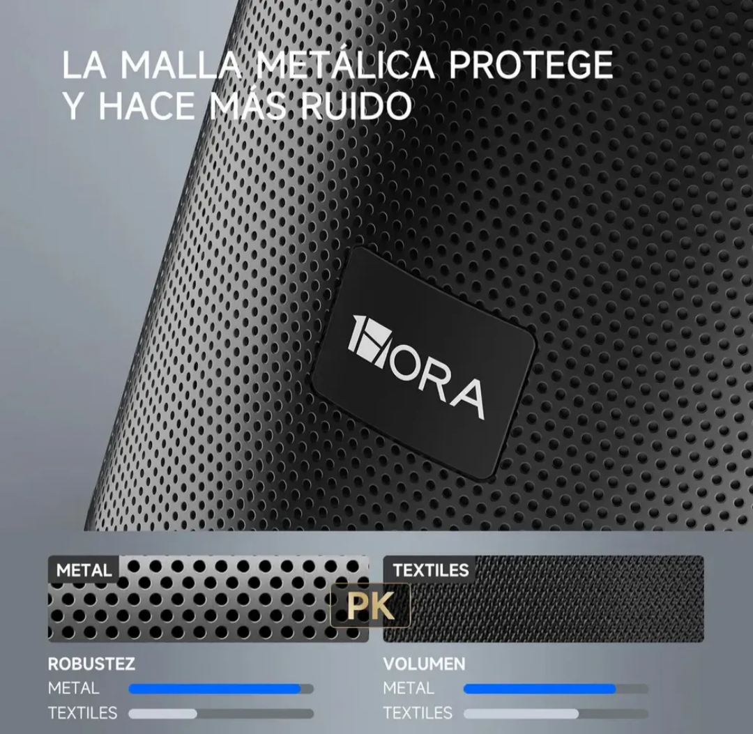 Bocina Inalámbrica Portátil 1HORA – Diseño Compacto con Correa
